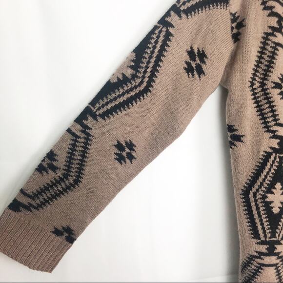 Creazioni Effeci Tribal Print Open Front Cardigan Size S - Picture 6 of 14